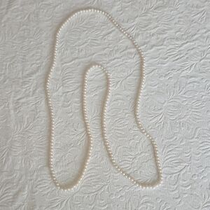 Elegant Small Pearls Long Necklace